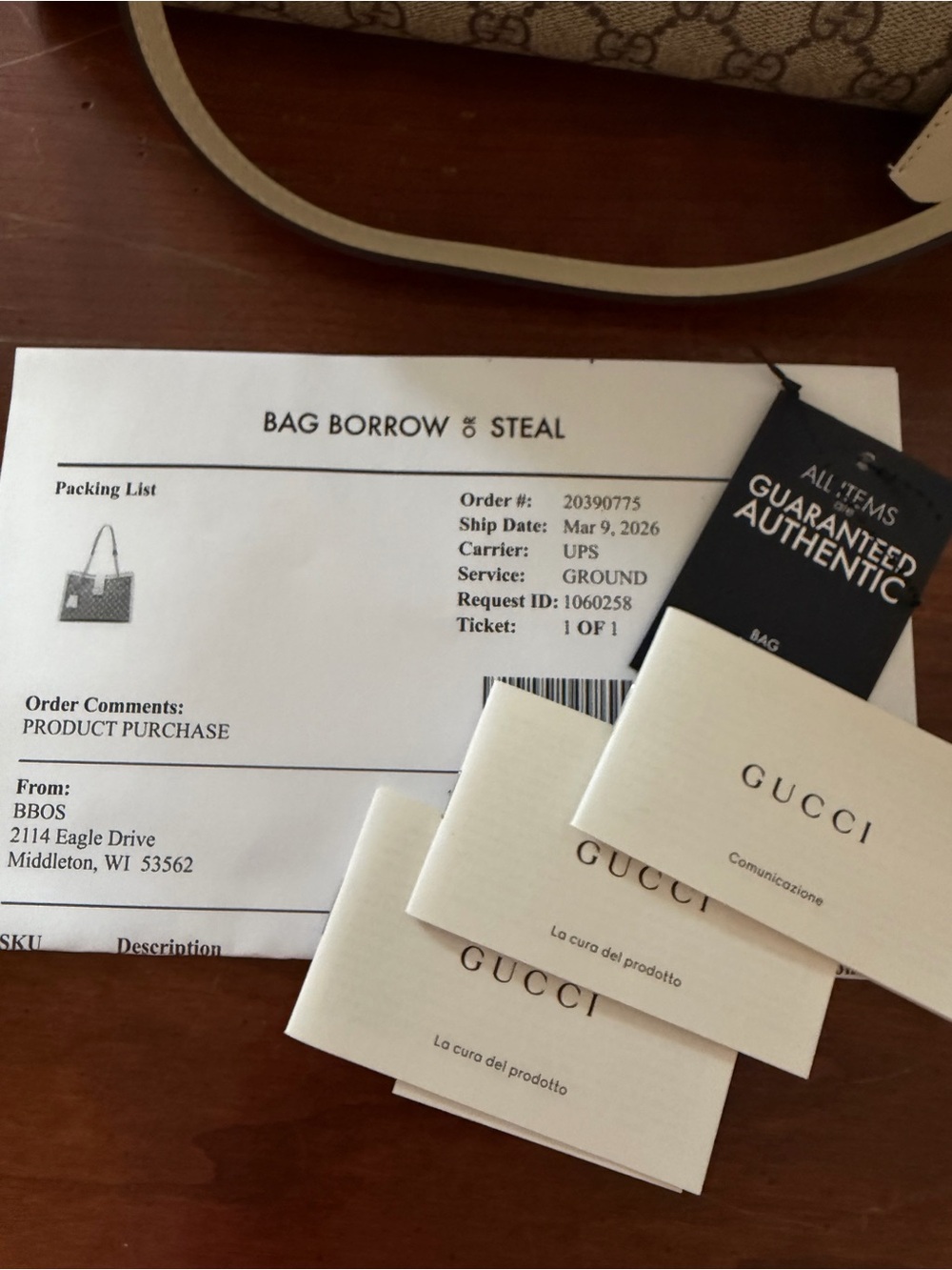 Gucci Padlock GG Supreme Tote - Picture 11 of 11